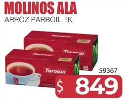 Masivos Taragui arroz parboil 1k oferta