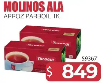 Taragui arroz parboil 1k