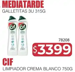 Masivos Cif limpiador crema blanco oferta
