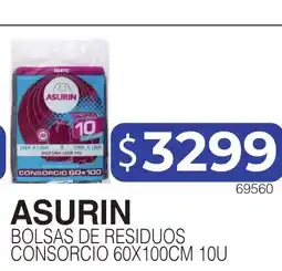 Masivos Asurin bolsas de residuos oferta