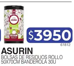 Masivos Asurin bolsas de residuos rollo oferta