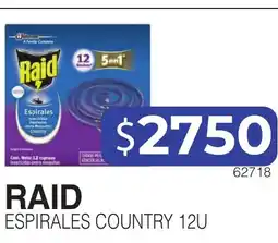 Masivos Raid espirales country 12u oferta