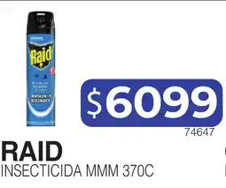 Masivos Raid insecticida mmm 370c oferta