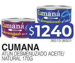 Masivos Cumana atun desmenuzado aceite/ natural oferta