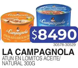 Masivos La campagnola atun en lomitos aceite/ natural oferta