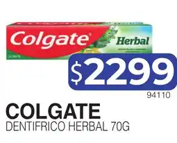 Masivos Colgate dentifrico herbal oferta