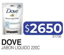 Masivos Dove jabon liquido oferta