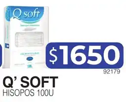 Masivos Q' soft hisopos 100u oferta