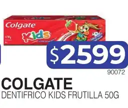 Masivos Colgate dentifrico kids frutilla oferta