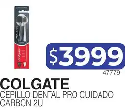 Masivos Colgate cepillo dental pro cuidado carbon 2u oferta