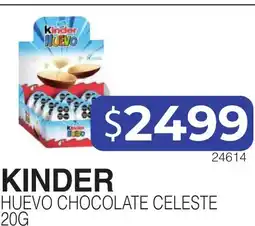 Masivos Kinder huevo chocolate celeste oferta