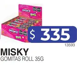 Masivos Misky gomitas roll oferta