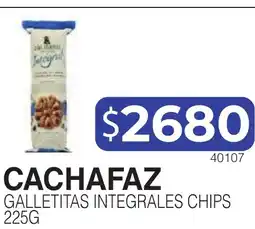 Masivos Cachafaz galletitas integrales chips oferta