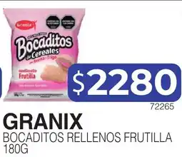 Masivos Granix bocaditos rellenos frutilla oferta