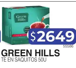 Masivos Green Hills te en saquitos oferta