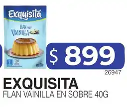 Masivos Exquisita flan vainilla en sobre oferta