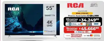 Rca - smart tv 55 4k uhd
