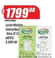 Supermercados Comodin Manfrey - leche entera/desc tetra lv oferta