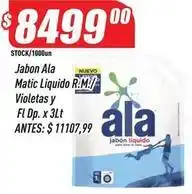 Supermercados Comodin Ala - jabón matic liquido oferta