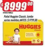 Supermercados Comodin Huggies - pañal classic jumbo oferta