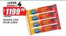 Supermercados Comodin Arcor - turron x 25 gr oferta