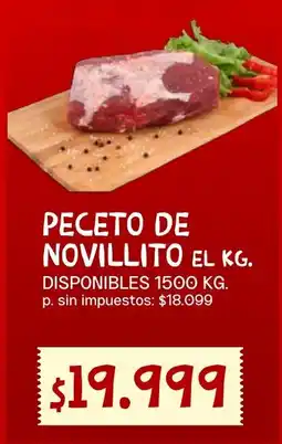 Supermercados Vea Peceto de novillito oferta