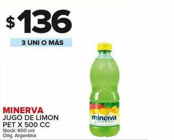 Carrefour Maxi Minerva Jugo De Limon oferta