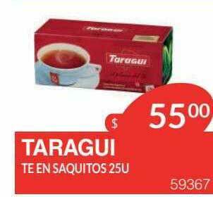 Masivos Taragui Te En Saquitos oferta