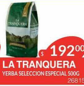 Masivos La Tranquera Yerba Seleccion Especial oferta