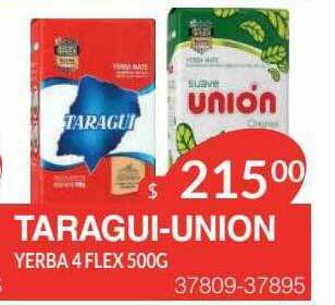 Masivos Taragui-union Yerba 4 Flex oferta