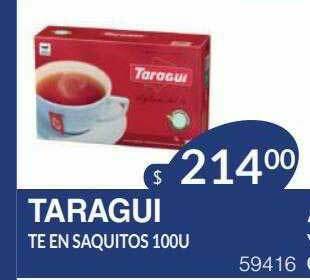 Masivos Taragui Te En Saquitos oferta