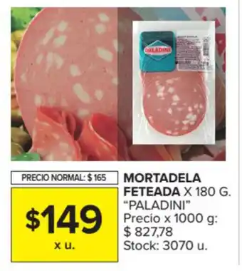 Carrefour Paladini Mortadela Feteada x 180g oferta