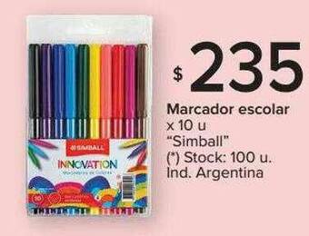 Carrefour Marcador Escolar oferta