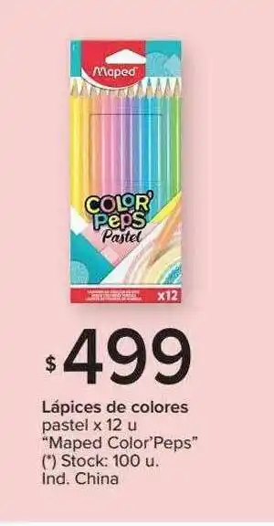 Carrefour Lápies De Colores Pastel oferta
