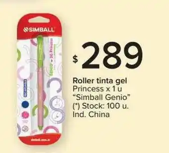 Carrefour Roller Tinta Gel Princess oferta