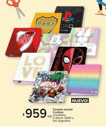 Carrefour Carpeta Escolar 3 Anillos oferta