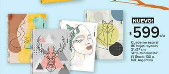 Carrefour Cuaderno Espiral oferta