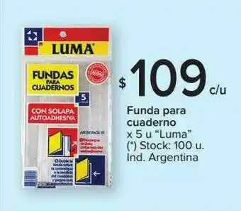Carrefour Funda Para Cuaderno Luma oferta