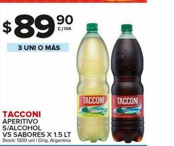 Carrefour Maxi Tacconi Aperitivo S Alcohol Vs Sabores oferta