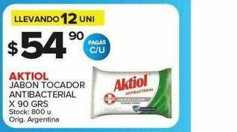 Carrefour Maxi Aktiol Jabon Tocador Antibacterial oferta