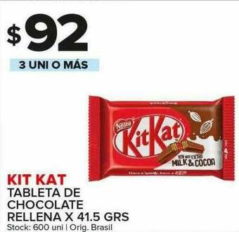 Carrefour Maxi Kit Kat Tableta De Chocolate Rellena oferta
