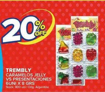 Carrefour Maxi Trembly Caramelos Jelly Vs Presentaciones oferta