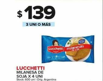 Carrefour Maxi Lucchetti Milanesa De Soja oferta