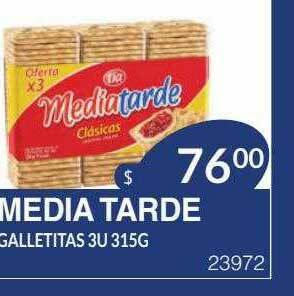 Masivos Media Tarde Galletitas 3u oferta