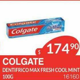 Masivos Colgate Dentifrico Max Fresh Cool Mint oferta