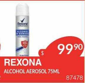 Masivos Rexona Alcohol Aerosol oferta