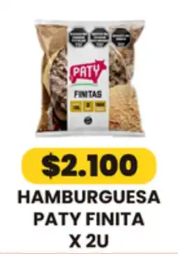 Autoservicio Capo Paty hamburguesa finita oferta