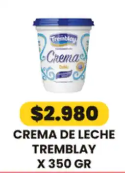 Autoservicio Capo Tremblay crema de leche oferta
