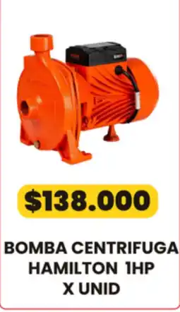 Autoservicio Capo Hamilton bomba centrifuga oferta
