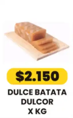 Autoservicio Capo Dulcor dulce batata oferta